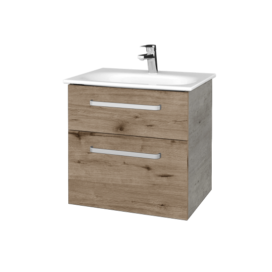 Kúpeľňová skrinka PROJECT SZZ2 60  - D01 Betón - Úchytka T01 - D23 Herkules