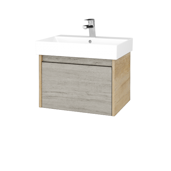 Umývadloá skrinka BONO SZZ 60 (umývadlo Glance) umývadlo Glance - D15 Nebraska - D05 Oregon