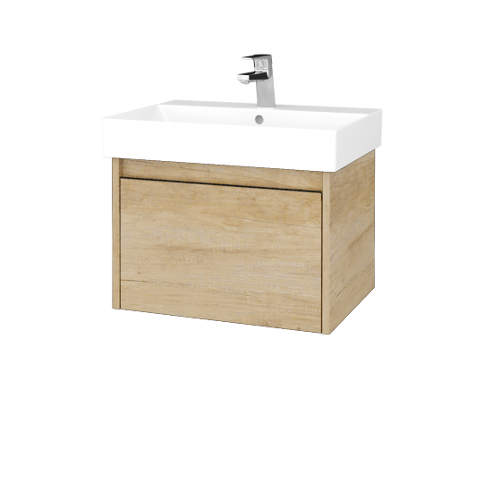 Umývadloá skrinka BONO SZZ 60 (umývadlo Glance) umývadlo Glance - D15 Nebraska - D15 Nebraska