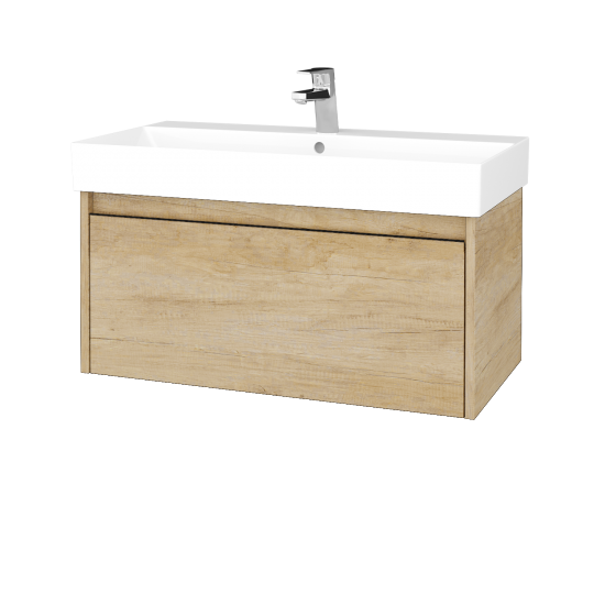 Umývadloá skrinka BONO SZZ 85 (umývadlo Glance) umývadlo Glance - D15 Nebraska - D15 Nebraska