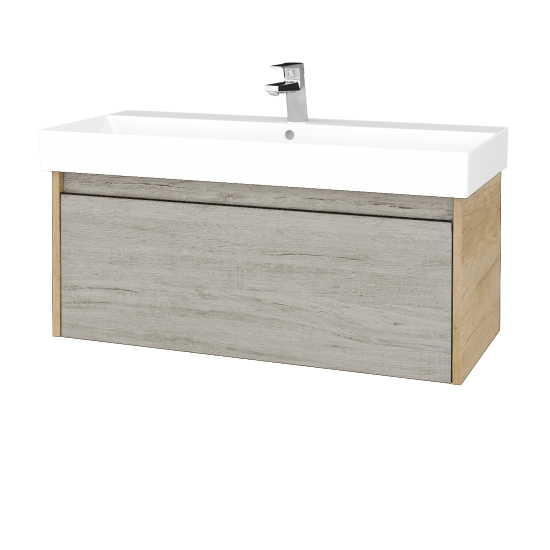 Umývadloá skrinka BONO SZZ 100 (umývadlo Glance) umývadlo Glance - D15 Nebraska - D05 Oregon