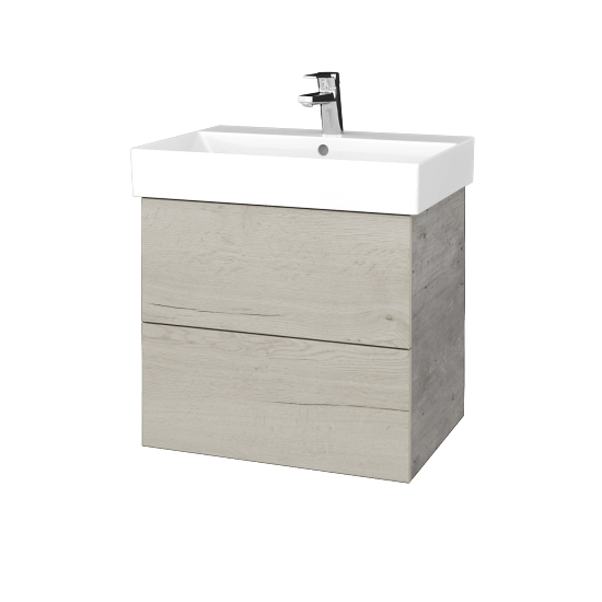 Umývadlo skrinka VARIANTE SZZ2 60 umývadlo Glance - D01 Betón - D28 Alberta
