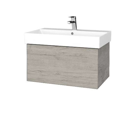 Umývadlová skrinka VARIANTE SZZ 70 umývadlo Glance - D01 Betón - D05 Oregon