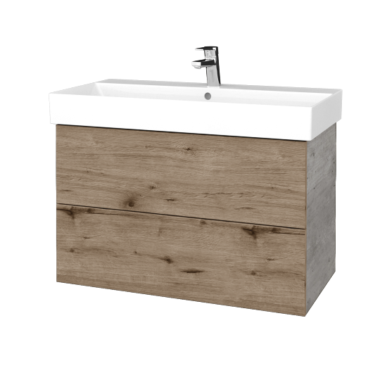 Umývadlová skrinka VARIANTE SZZ2 85 umývadlo Glance - D01 Betón - D23 Herkules