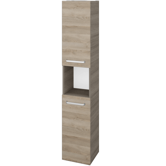 Vysoká skriňa DOS SVD2O 35  - D03 Cafe - Úchytka T01 - D17 Colorado - Levé