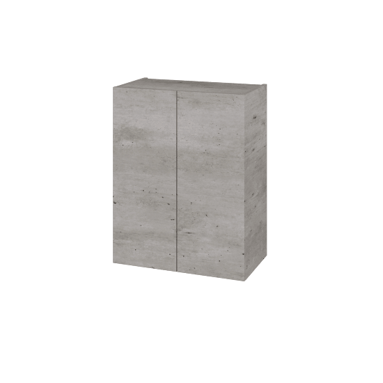 Horná skrinka DOS SYD2 60  - D01 Betón - Úchytka T00 - D01 Betón