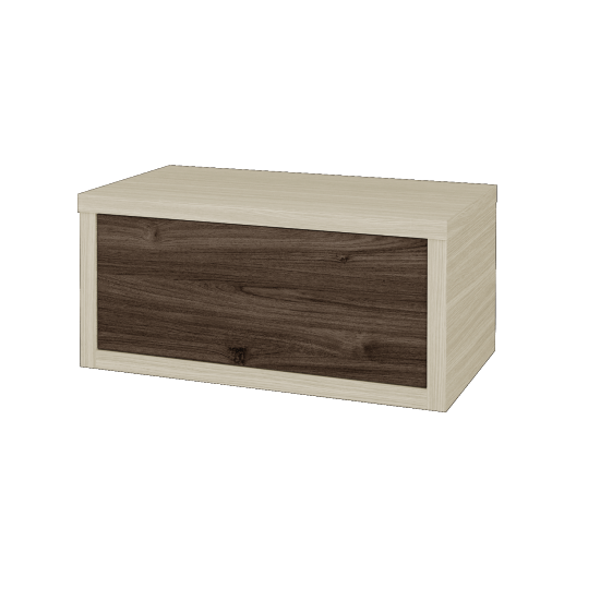 Umývadlová skrinka STORM SZZ 80 bez umývadla - D04 Dub - D25 Teak