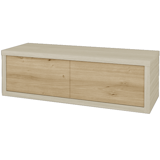 Umývadlová skrinka STORM SZZ2 120  - D04 Dub - D22 Karamel - Levé