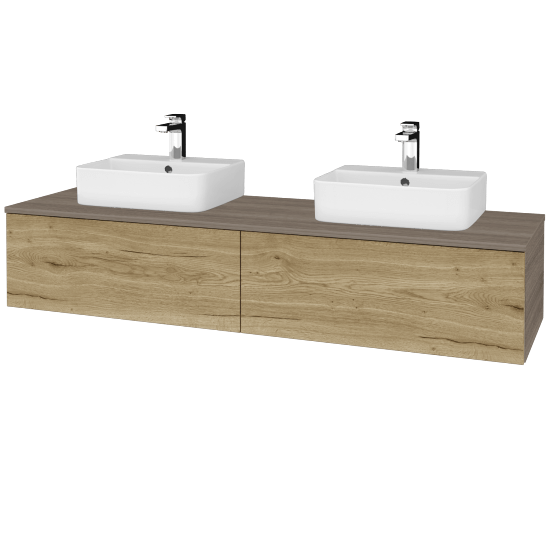 Kúpeľňová skrinka MODULE SZZ12 160 umývadlo Joy 3 - D03 Cafe - D26 Ontario - Nie