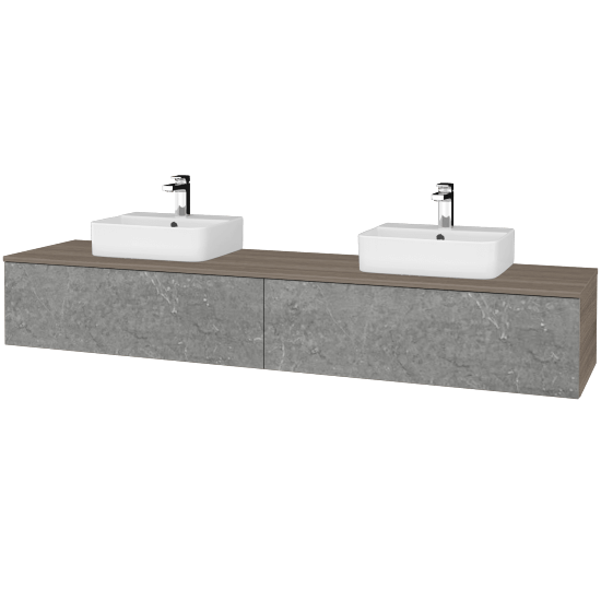 Kúpeľňová skrinka MODULE SZZ12 200 umývadlo Joy 3 - D03 Cafe - D20 Galaxy - Nie