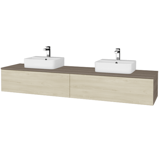 Kúpeľňová skrinka MODULE SZZ12 200 umývadlo Joy 3 - D03 Cafe - D24 Ohio - Nie