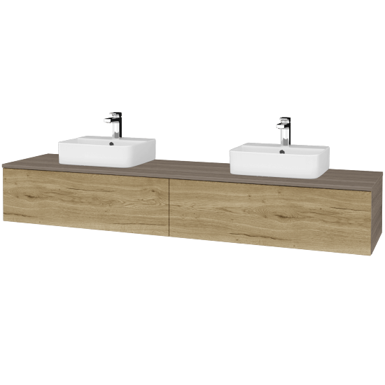 Kúpeľňová skrinka MODULE SZZ12 200 umývadlo Joy 3 - D03 Cafe - D26 Ontario - Nie