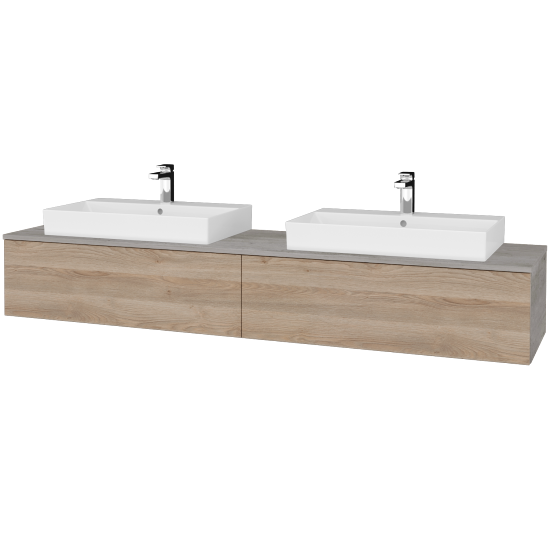 Kúpeľňová skrinka MODULE SZZ12 200 umývadlo Glance - D01 Betón - D17 Colorado - Nie