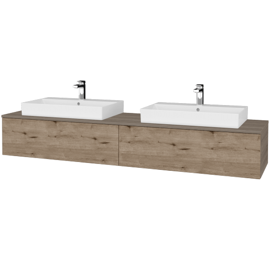 Kúpeľňová skrinka MODULE SZZ12 200 umývadlo Glance - D03 Cafe - D23 Herkules - Nie