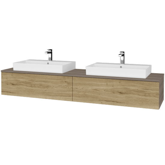 Kúpeľňová skrinka MODULE SZZ12 200 umývadlo Glance - D03 Cafe - D26 Ontario - Nie