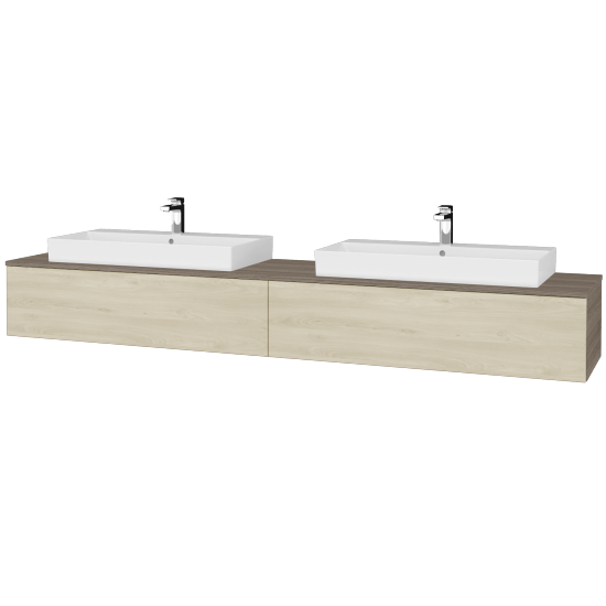 Kúpeľňová skrinka MODULE SZZ12 240 umývadlo Glance - D03 Cafe - D24 Ohio - Nie