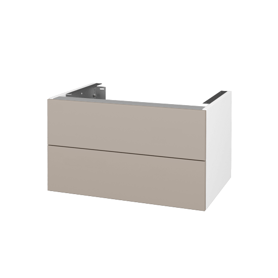 Doplnková skrinka pod dosku DSD SZZ2 70 (výška 40 cm)  - N01 Biela lesk - N07 Stone - Ne