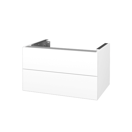 Doplňková skříňka pod desku DSD SZZ2 70 (výška 40 cm)  - N01 Bílá lesk - M01 Bílá mat - Ne