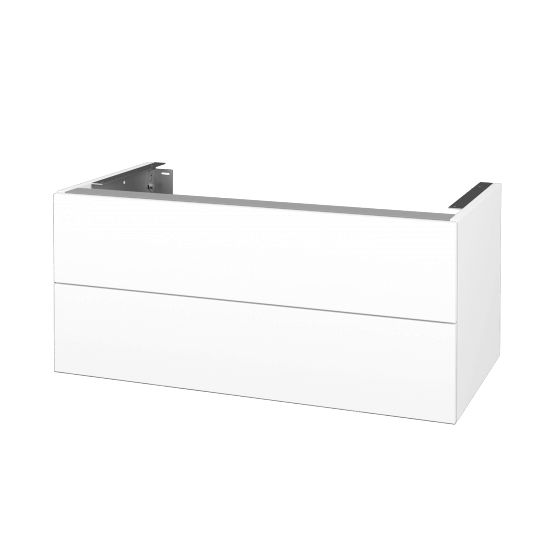 Doplňková skříňka pod desku DSD SZZ2 90 (výška 40 cm)  - N01 Bílá lesk - M01 Bílá mat - Ne