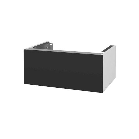 Doplňková skříňka pod desku DSD SZZ1 70 (výška 30 cm)  - N01 Bílá lesk - N03 Graphite - Ne