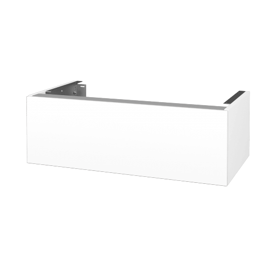 Doplňková skříňka pod desku DSD SZZ1 90 (výška 30 cm)  - N01 Bílá lesk - L01 Bílá vysoký lesk - Ne