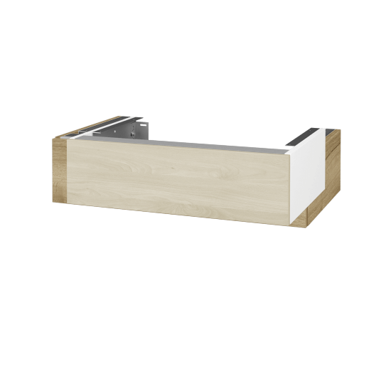 Doplnková skrinka pod dosku DSD SZZ 70 (výška 20 cm)  - N01 Biela lesk - D24 Ohio - Ne