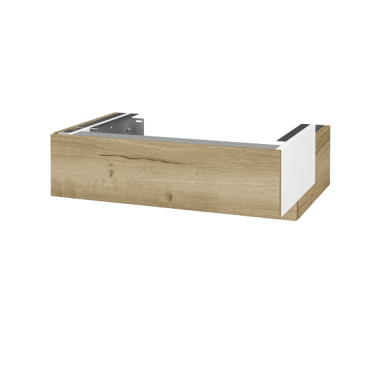 Doplnková skrinka pod dosku DSD SZZ 70 (výška 20 cm)  - N01 Biela lesk - D26 Ontario - Ne