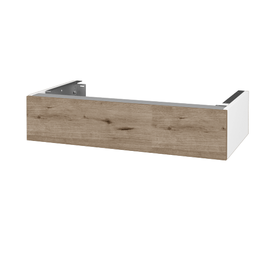 Doplnková skrinka pod dosku DSD SZZ 90 (výška 20 cm)  - N01 Biela lesk - D23 Herkules - Ne