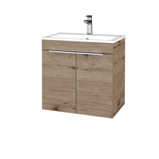 Umývadlová skrinka BENEFIT SZD2 60 (umývadlo Altero)  - D23 Herkules - Úchytka T05 - D23 Herkules