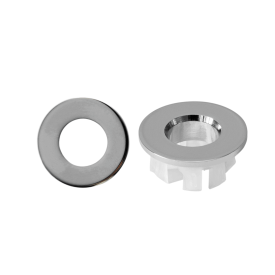 Krytka prepadu chrom - priemer otvoru 13 mm  - 