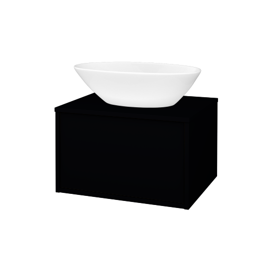 Skrinka pod umývadlo ARTEO SZZ 60 (umývadlo Triumph)  - M17 Čierna mat - M17 Čierna mat - Nie