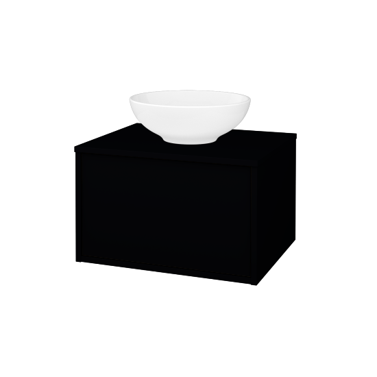 Skrinka pod umývadlo ARTEO SZZ 60 (umývadlo Nikolo 1)  - M17 Čierna mat - M17 Čierna mat - Nie