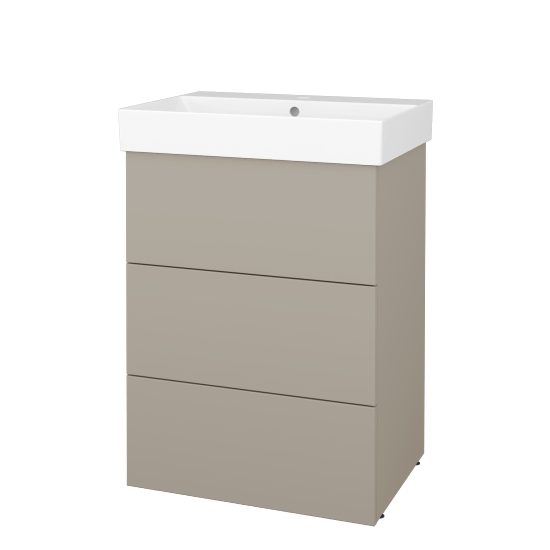 Skrinka pod umývadlo FLOOR SUZ3 60  - L04 Béžová vysoký lesk - L04 Béžová vysoký lesk - Nie