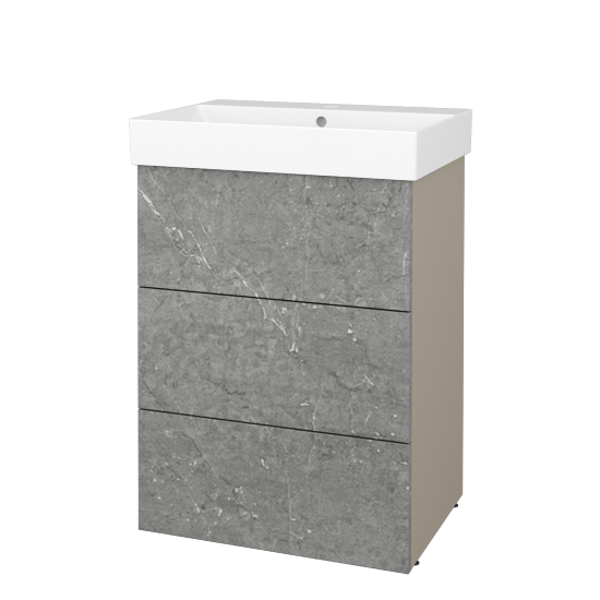 Skrinka pod umývadlo FLOOR SUZ3 60  - L04 Béžová vysoký lesk - D20 Galaxy - Nie