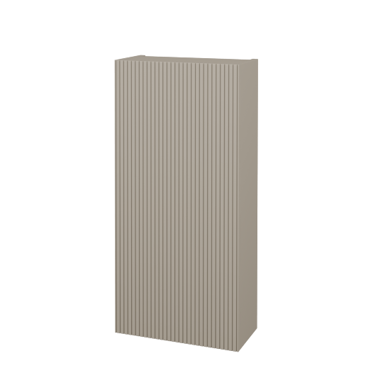 Horná skrinka FLOOR SYD 40  - L04 Béžová vysoký lesk - N01 Biela lesk - Levé - Nie