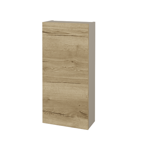 Horná skrinka FLOOR SYD 40  - L04 Béžová vysoký lesk - D26 Ontario - Levé - Nie