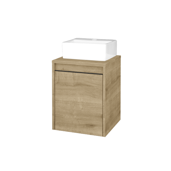 Skrinka pod umývadlo VISIT SZD 40 (umývadlo Gladi)  - D09 Arlington - Úchytka T33 - čierna mat - D09 Arlington - Levé - Nie