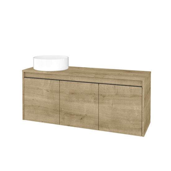 Skrinka pod umývadlo VISIT SZD3 120 (umývadlo Circo)  - D09 Arlington - Úchytka T33 - čierna mat - D09 Arlington - Levé - Nie