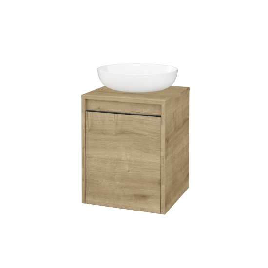 Skrinka pod umývadlo VISIT SZD 40  - D09 Arlington - Úchytka T33 - čierna mat - D09 Arlington - Levé - Nie