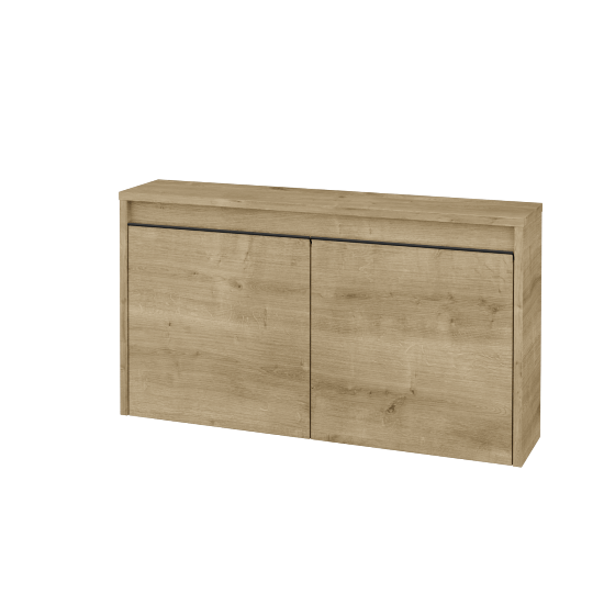 Nízka kúpeľňova skrinka VISIT SND2 90  - D09 Arlington - Úchytka T33 - čierna mat - D09 Arlington - Nie