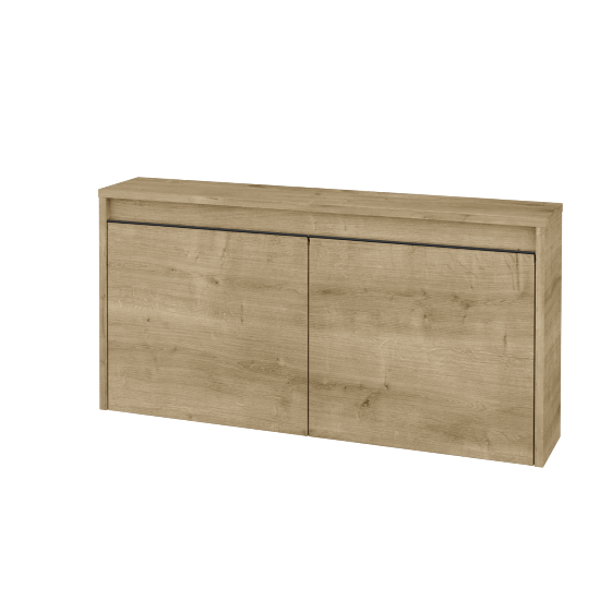 Nízka kúpeľňova skrinka VISIT SND2 100  - D09 Arlington - Úchytka T33 - čierna mat - D09 Arlington - Nie