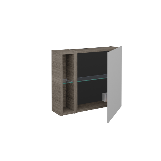 Jednodverová zrkadlová skrinka AVANTI GAEOL 60  - D03 Cafe