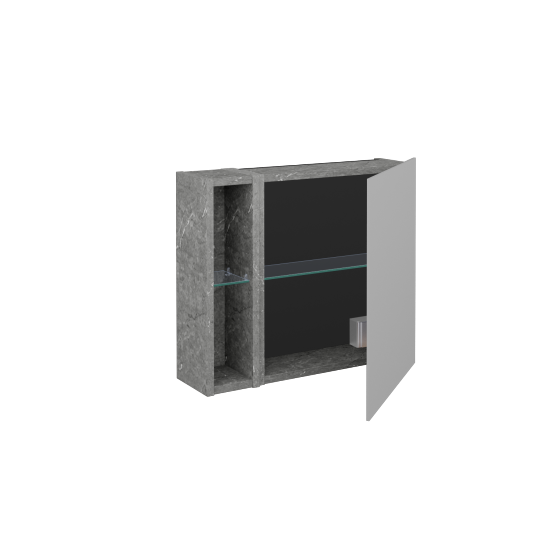 Jednodverová zrkadlová skrinka AVANTI GAEOL 60  - D20 Galaxy