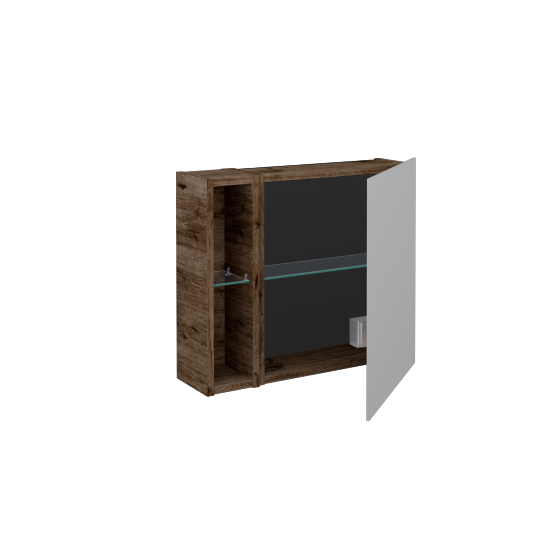 Jednodverová zrkadlová skrinka AVANTI GAEOL 60  - D23 Herkules