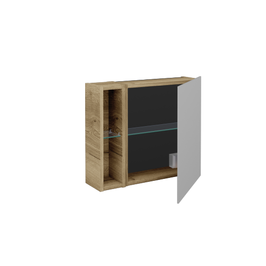 Jednodverová zrkadlová skrinka AVANTI GAEOL 60  - D26 Ontario