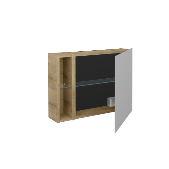 Jednodverová zrkadlová skrinka AVANTI GAEOL 70  - D09 Arlington