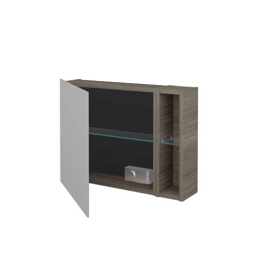 Jednodverová zrkadlová skrinka AVANTI GAEOP 70  - D03 Cafe