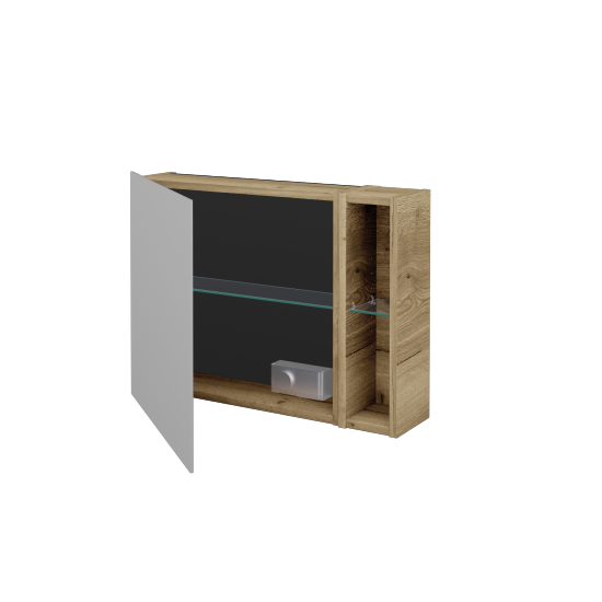 Jednodverová zrkadlová skrinka AVANTI GAEOP 70  - D26 Ontario