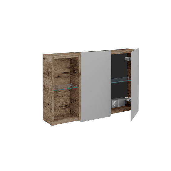 Dvojdverová zrkadlová skrinka AVANTI GA2EOL 80  - D23 Herkules