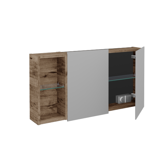 Dvojdverová zrkadlová skrinka AVANTI GA2EOL 100  - D23 Herkules